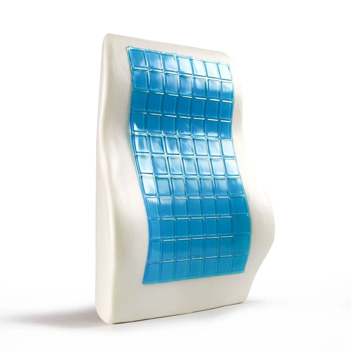 GENERICO - Cojín Espaldar Lumbar Alto Viscoelástica Ortopédica Gel