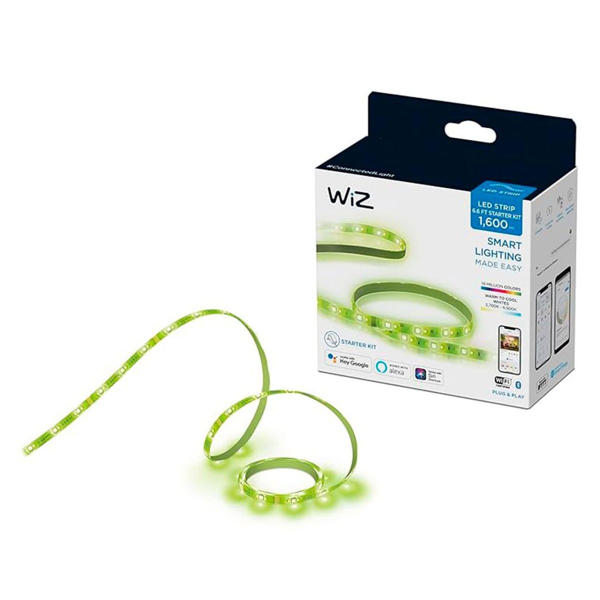 WIZ - WIZ Tira LED WIFI inteligente Kit de Inicio 2 metros Color RGB 12V
