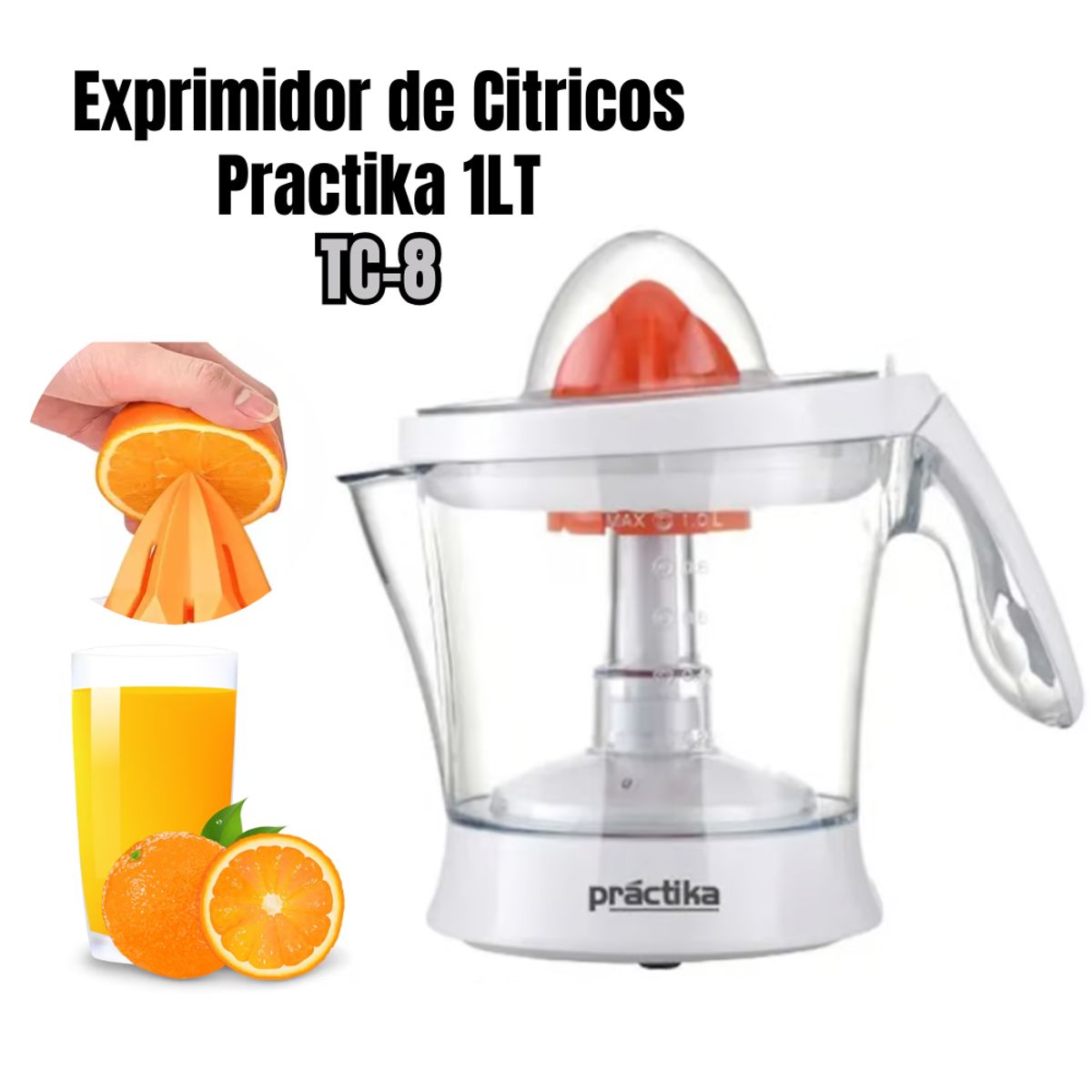 PRACTIKA - Exprimidor de Citricos Practika 1 Lt