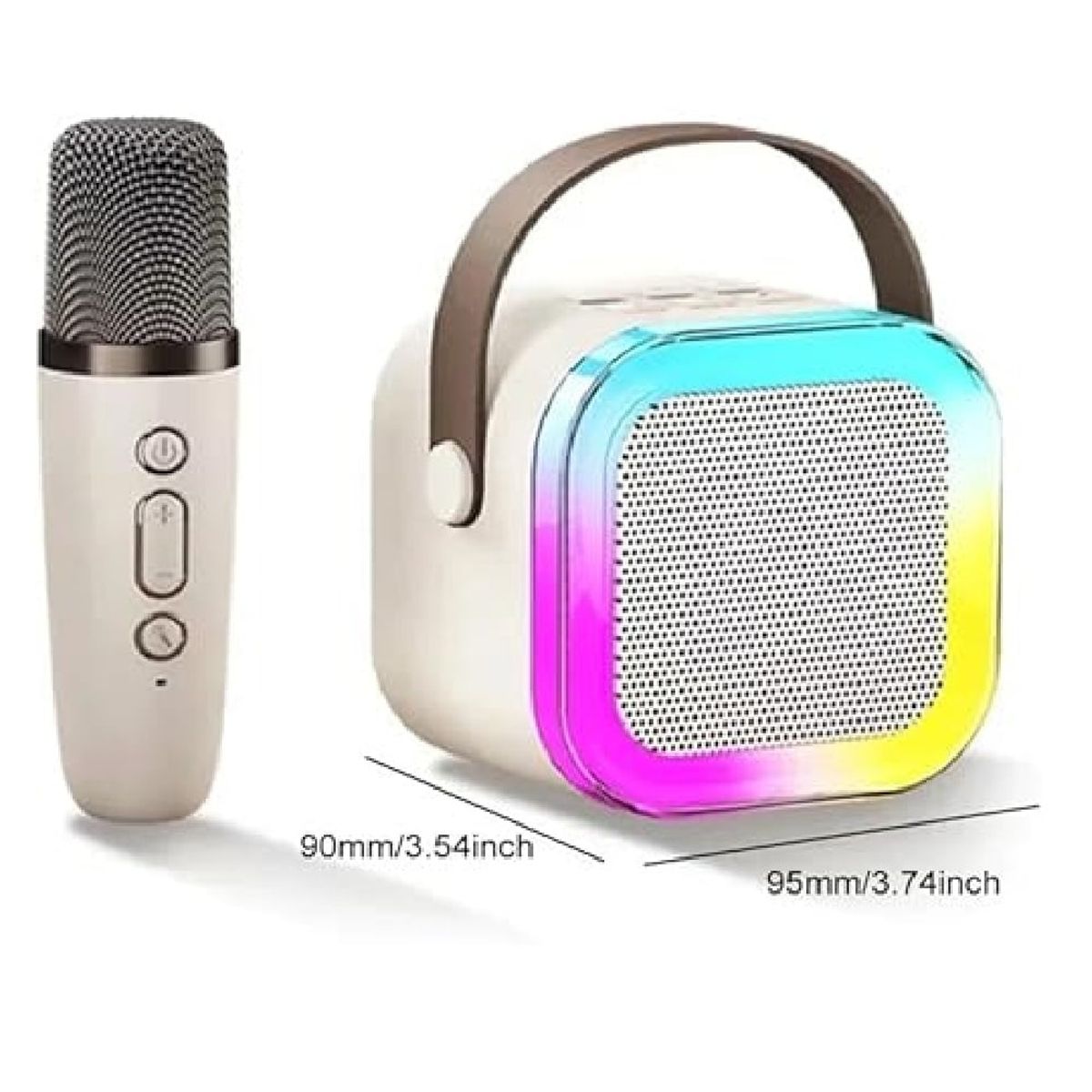 OTTOWARE - Mini Parlante Multifuncional Karaoke RGB