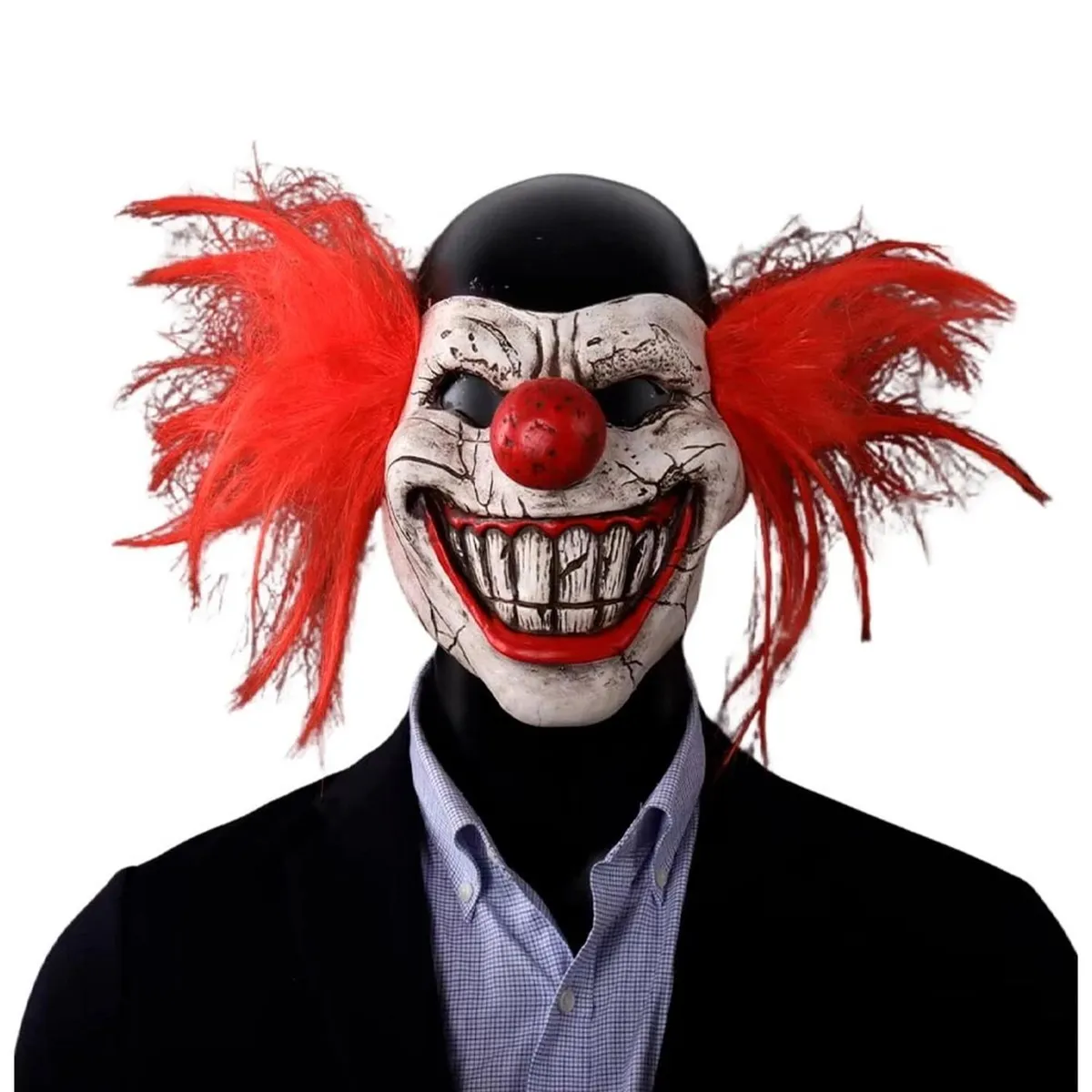 GENERICO - Máscara Twisted Metal de Payaso Aterrador para Halloween y Cosplay