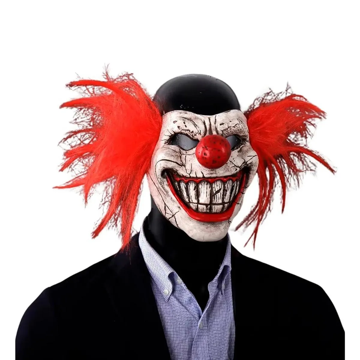 GENERICO - Máscara Twisted Metal de Payaso Aterrador para Halloween y Cosplay