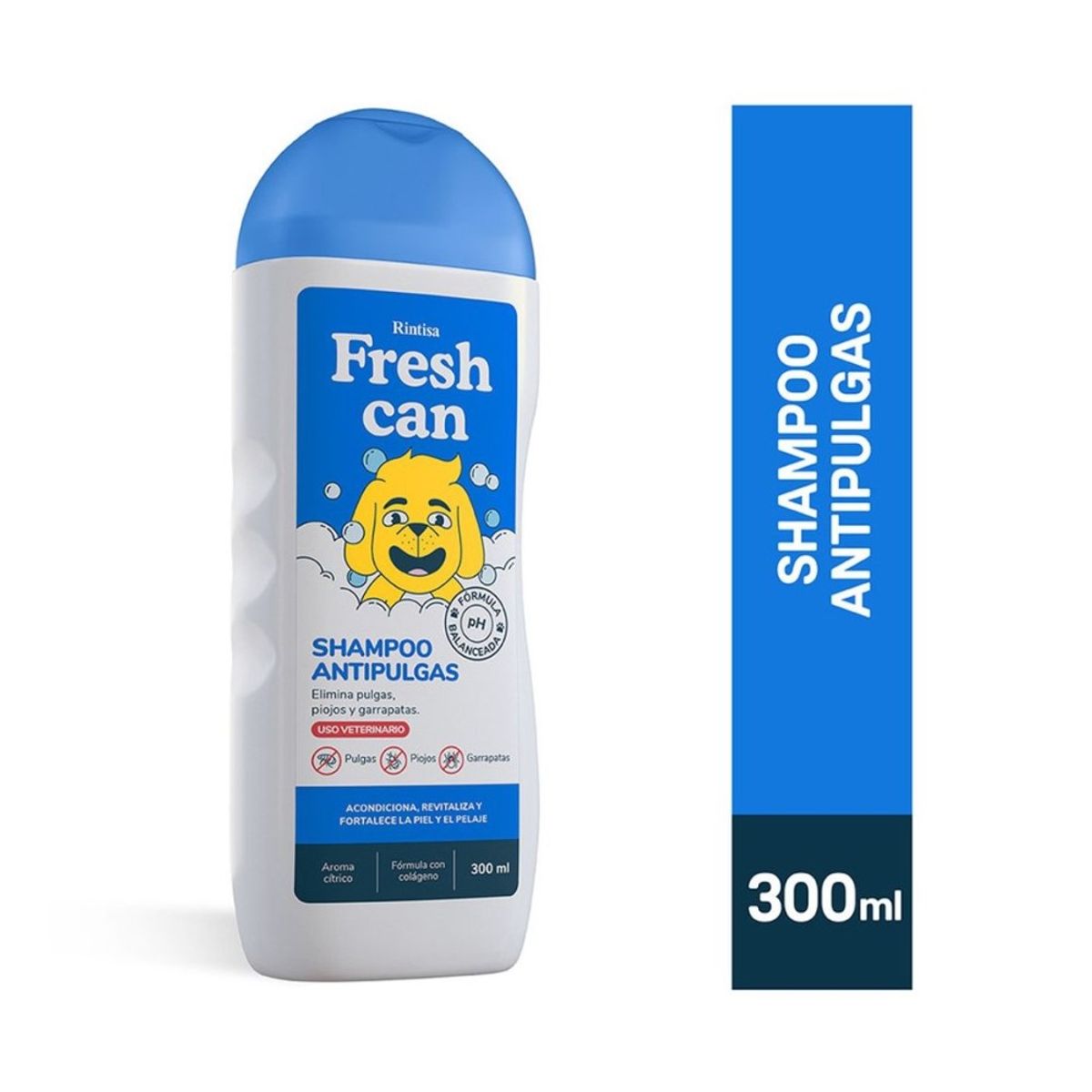 GENERICO - Fresh Can Shampoo Adultos Antipulgas Frasco 300 ml