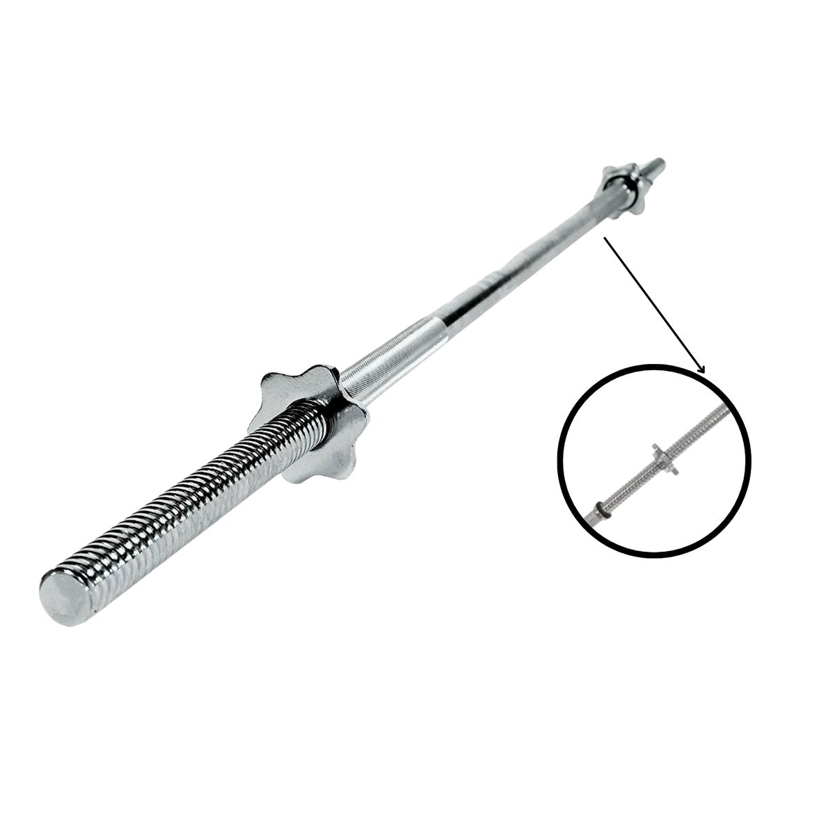 GENERICO - BARRA RECTA CROMADA 1.5 M