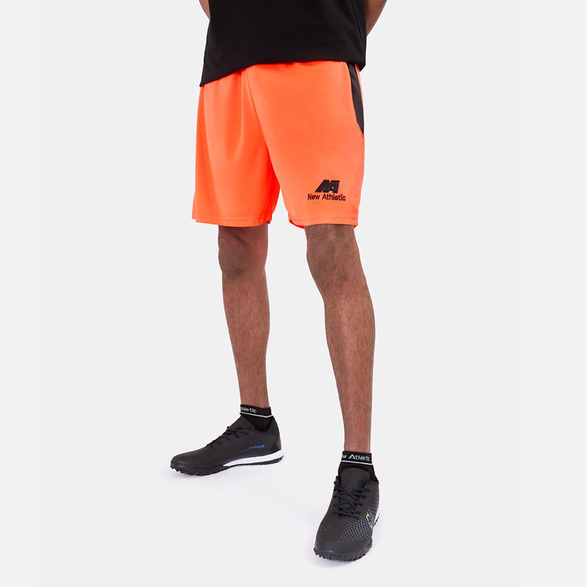 NEW ATHLETIC - Short New Athletic Naranja Con Negro Hombre
