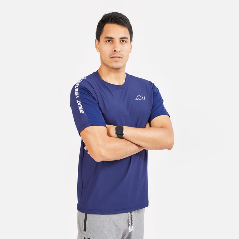 NEW ATHLETIC - Polo New Athletic Beat48 Azul Acero Hombre