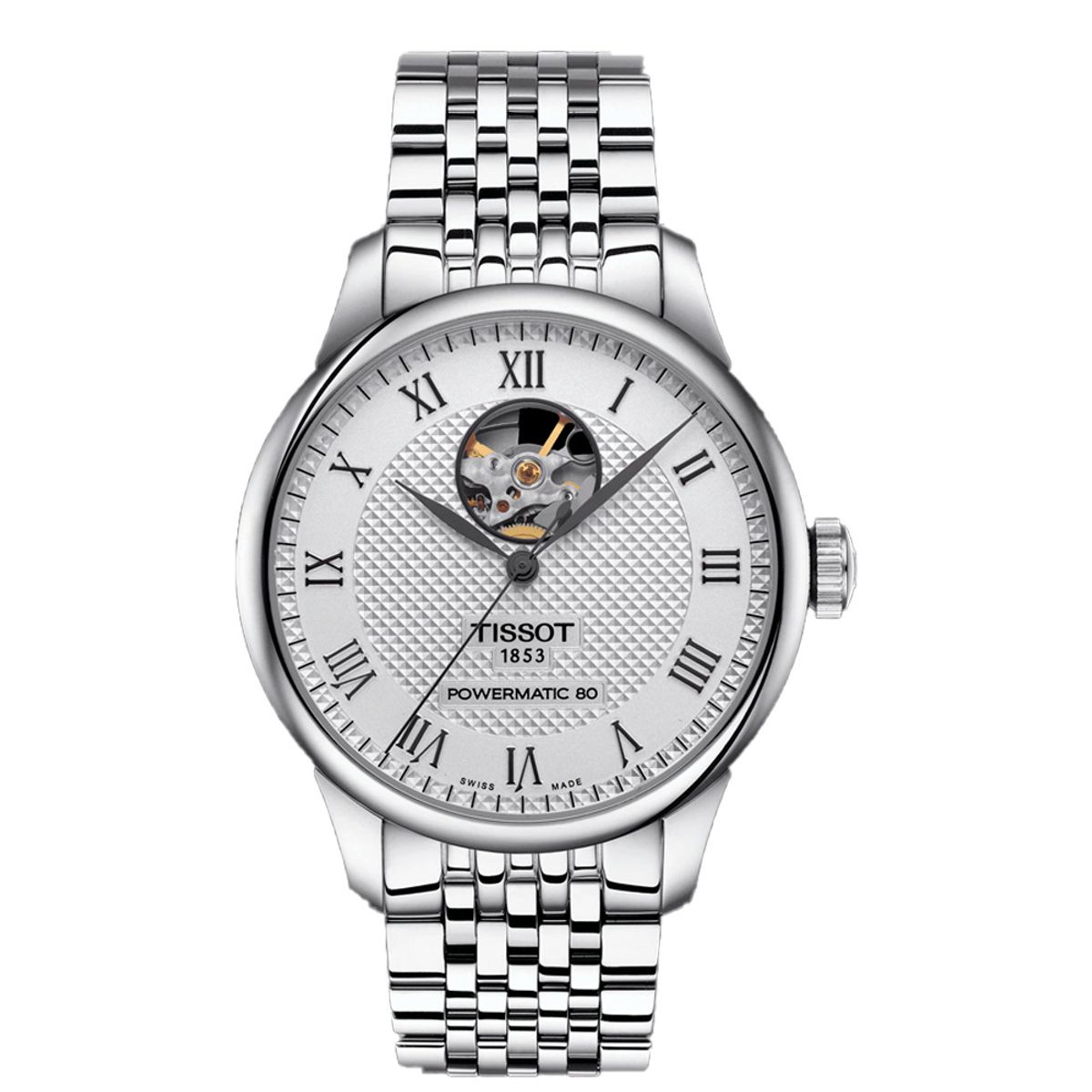 TISSOT - Reloj Tissot Le Locle Powermatic 80 Open Heart