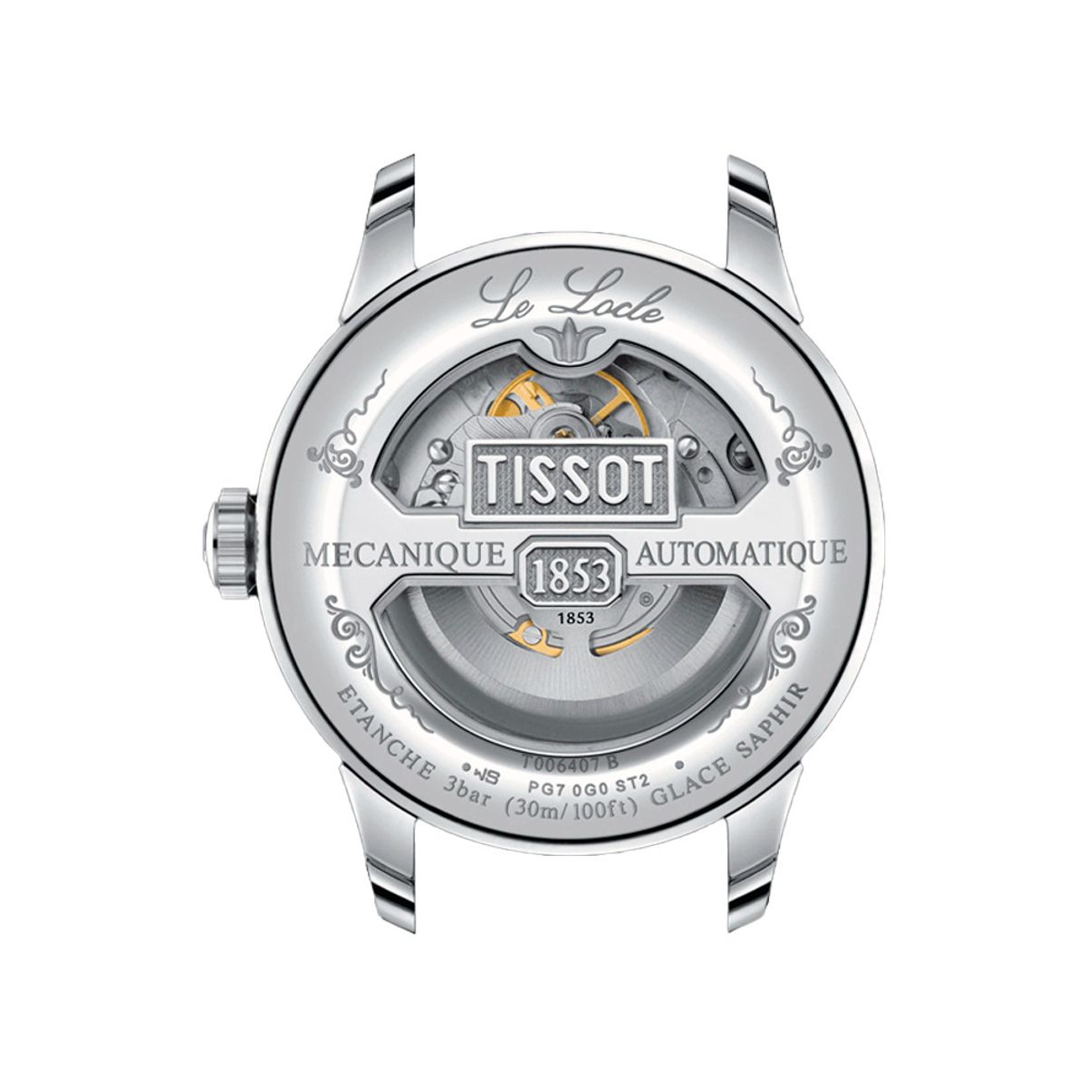TISSOT - Reloj Tissot Le Locle Powermatic 80 Open Heart