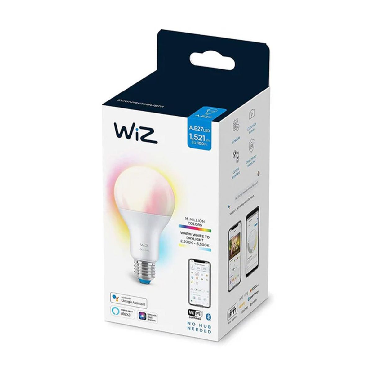WIZ - WIZ Foco Led High Lumen RGB WIFI Inteligente A67 E27