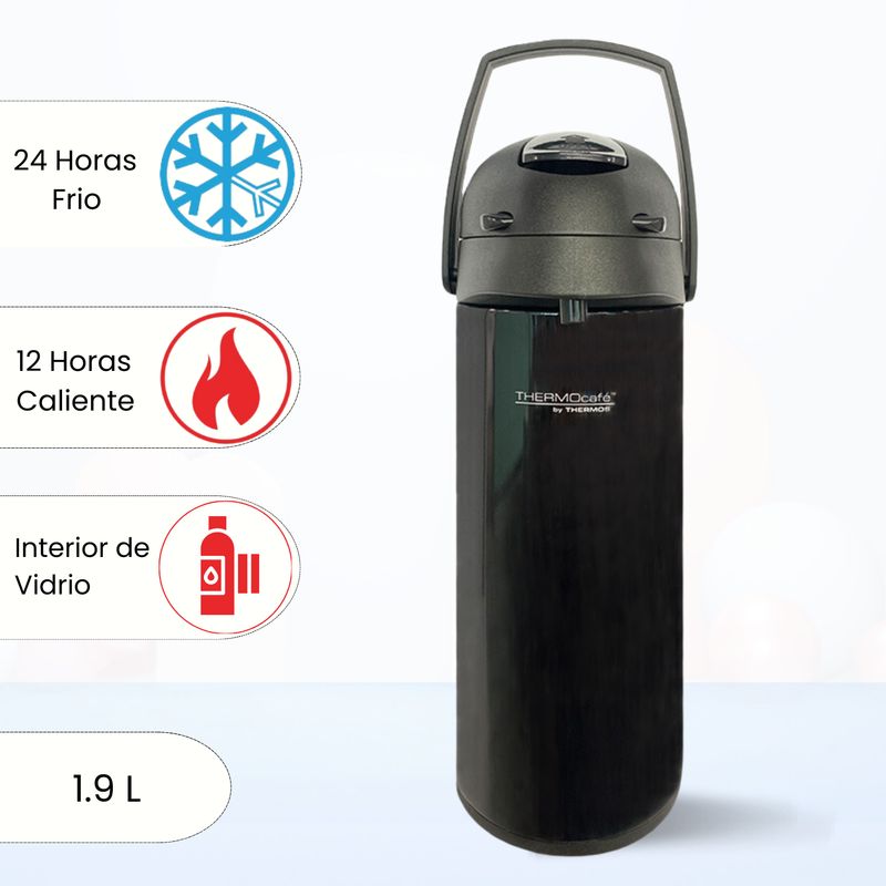 THERMOS - Termo Sifón ELECTRA 1.90 L Negro