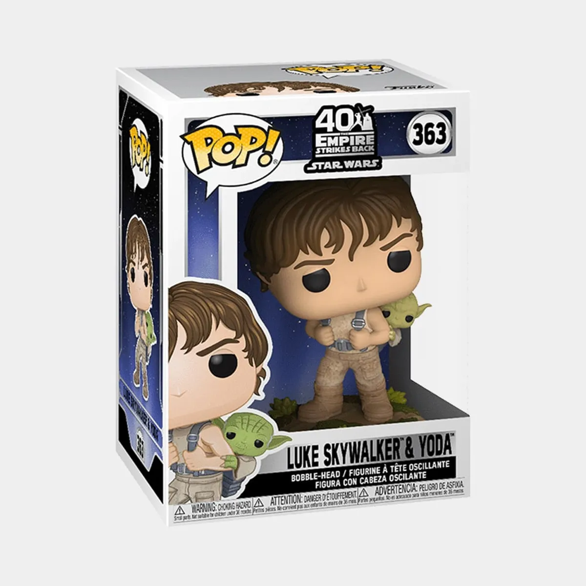 FUNKO - FUNKO POP STAR WARS LUKE SKYWALKER & YODA