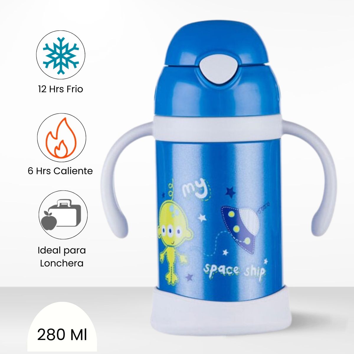 FACUSA - Termo de Bebida para Niños Baby Azul 280ml