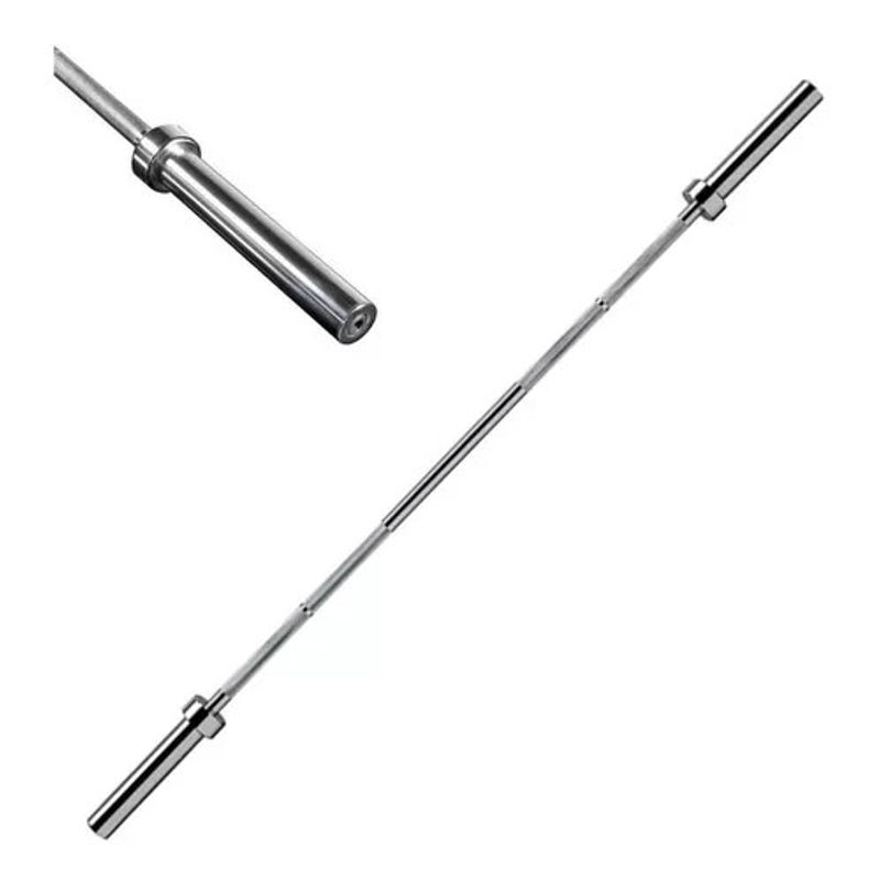 GENERICO - Barra Recta Olímpica De 2.2 Metros De 15 KG