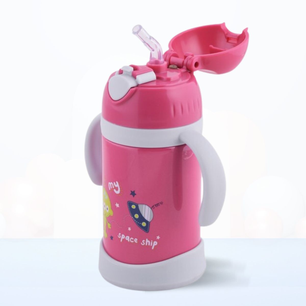 FACUSA - Termo de Bebida Para Niños Baby Rosado 280ml