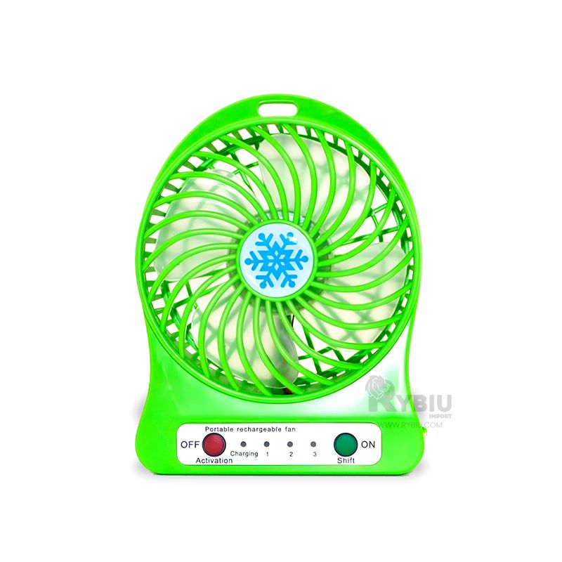 RYBIU IMPORT - Ventiladora Moderna en Color Verde Y+Post-it Adhesivos