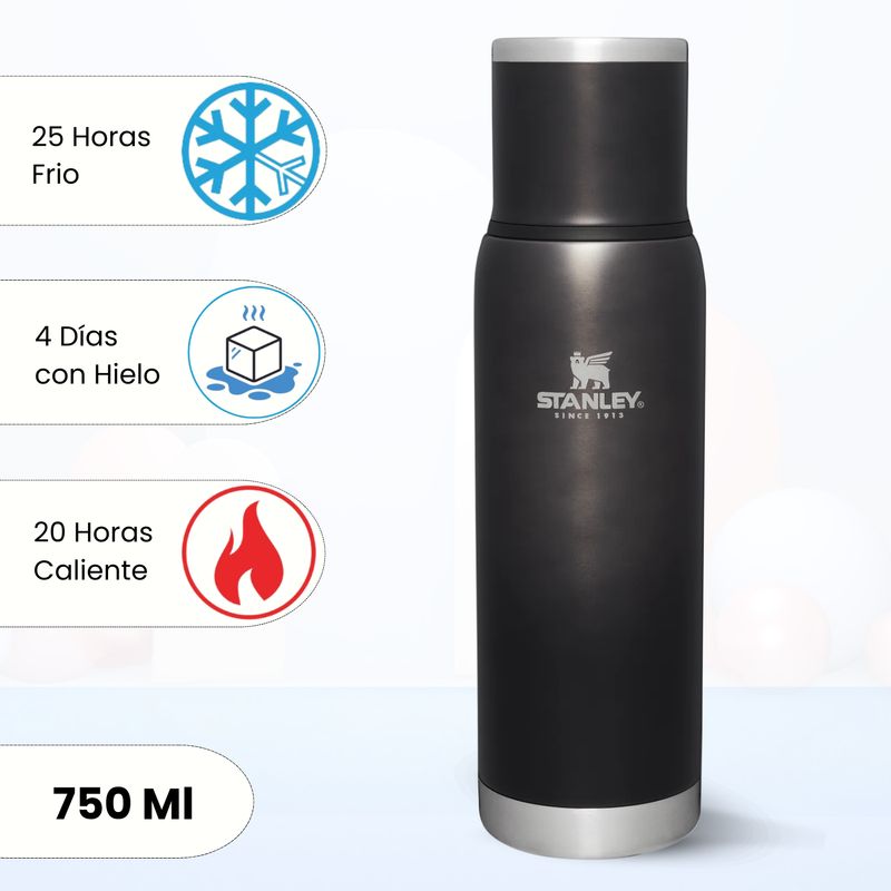STANLEY - Termo de bebida Adventure TO GO Stanley Charcoal Glow 750 Ml
