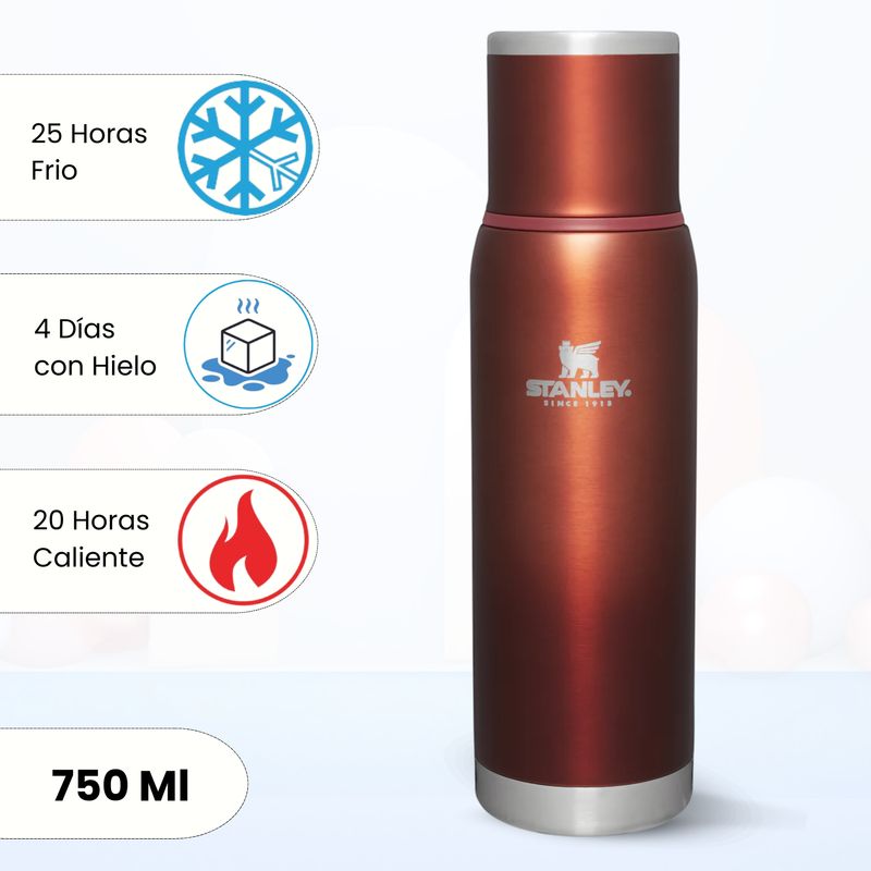 STANLEY - Termo de bebida Adventure TO GO Stanley Clay Glow 750 Ml