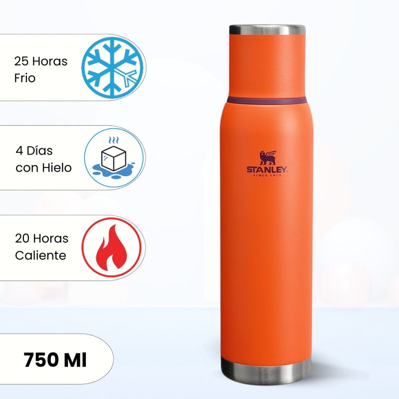 STANLEY - Termo de bebida Adventure TO GO Ciruela Tigerlily 750 Ml