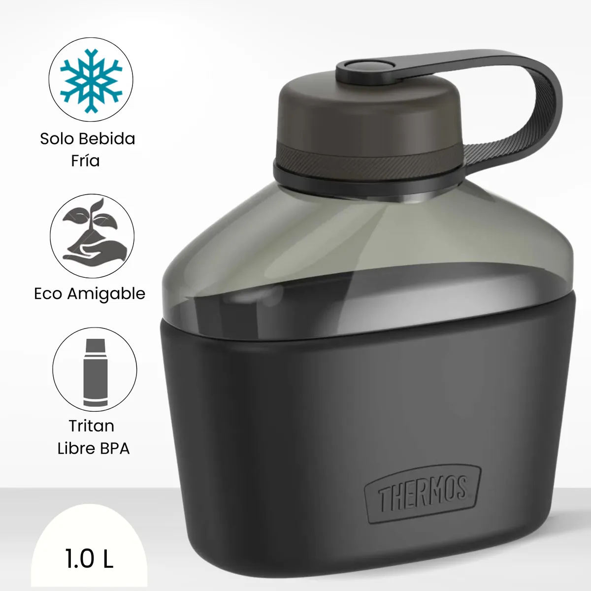 THERMOS - Tomatodo Deportivo Cantinflora Guardian 1.0l Negro