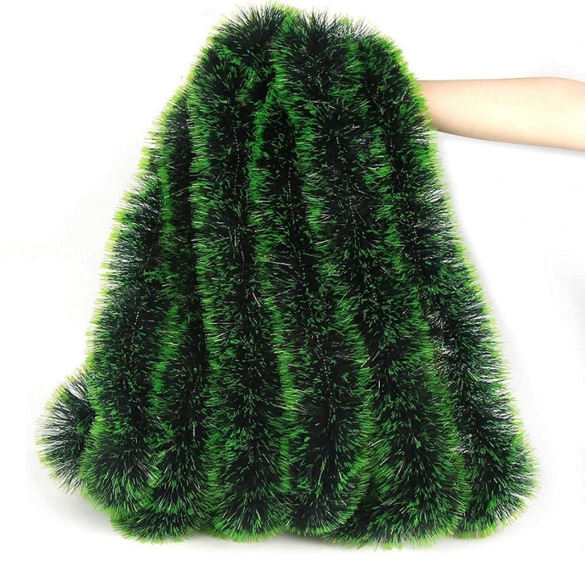 GENERICO - set de 3 Guirnaldas navideñas de 200cm para arbol de navidad 11cm