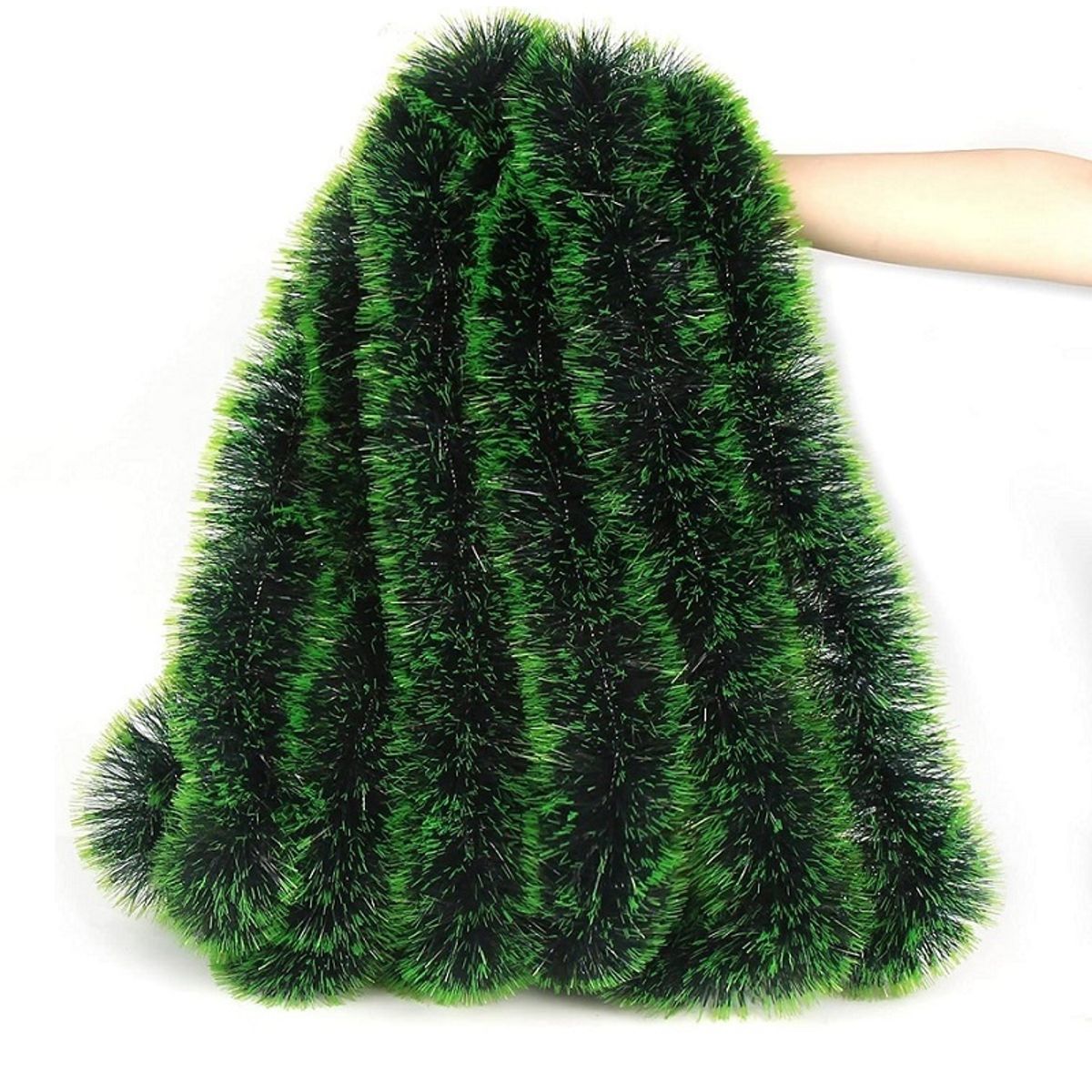 GENERICO - set de 3 Guirnaldas navideñas de 200cm para arbol de navidad 11cm