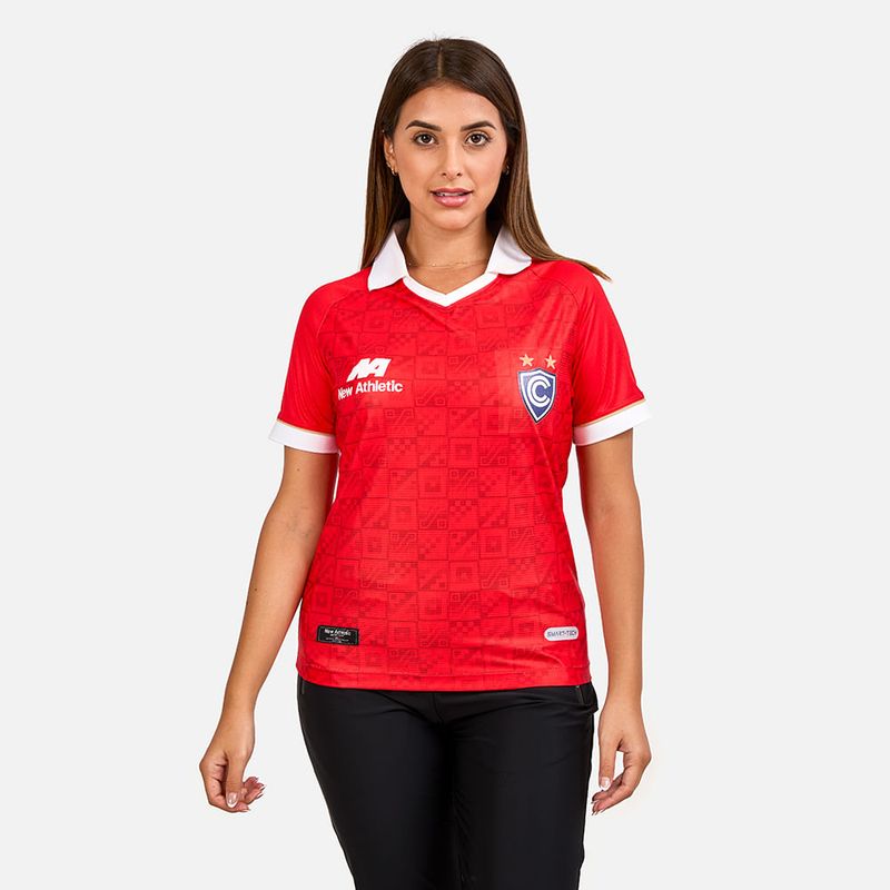 NEW ATHLETIC - Camiseta Del Hincha Cienciano 2024 Rojo Mujer