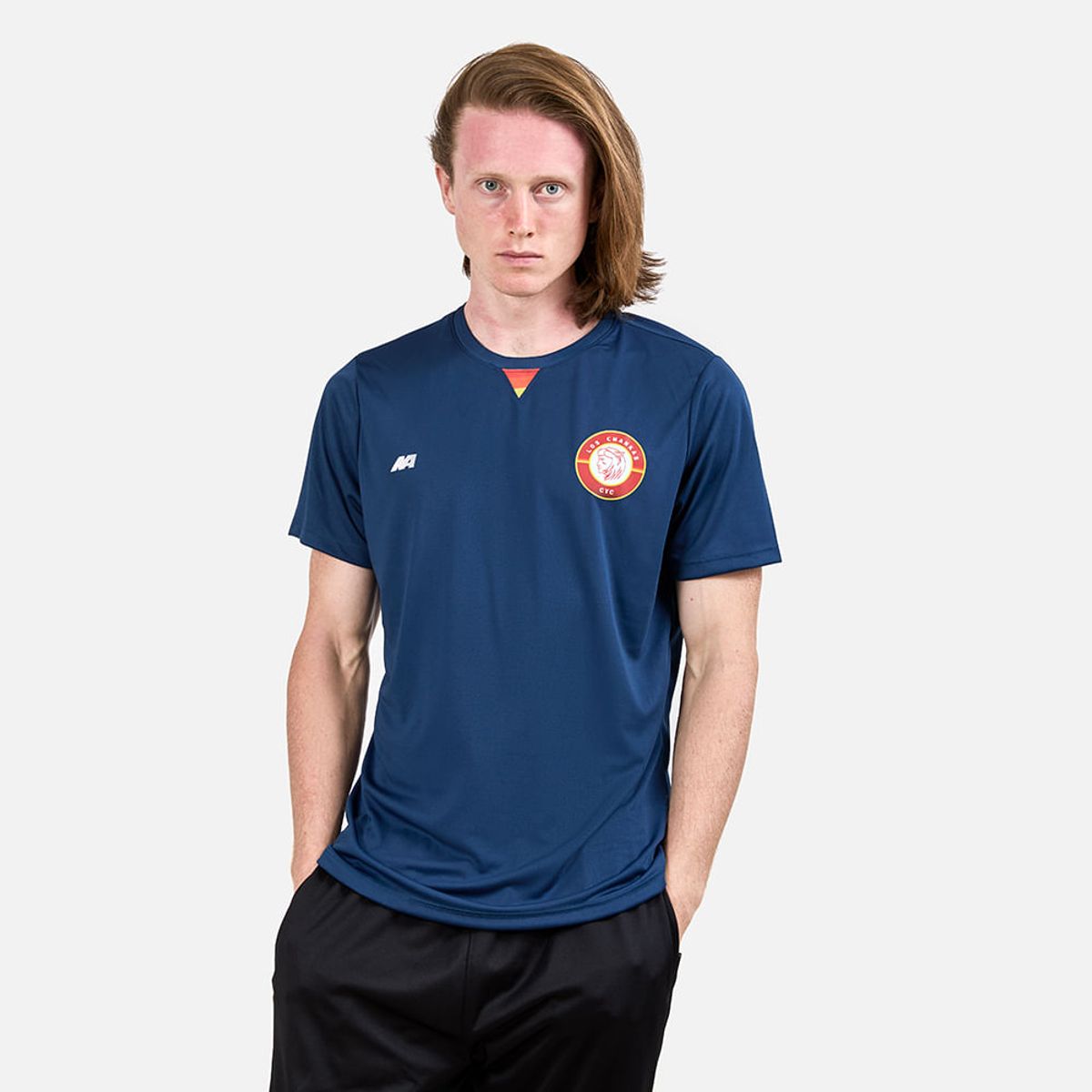 NEW ATHLETIC - Polo Básico Chankas Azul Acero Hombre