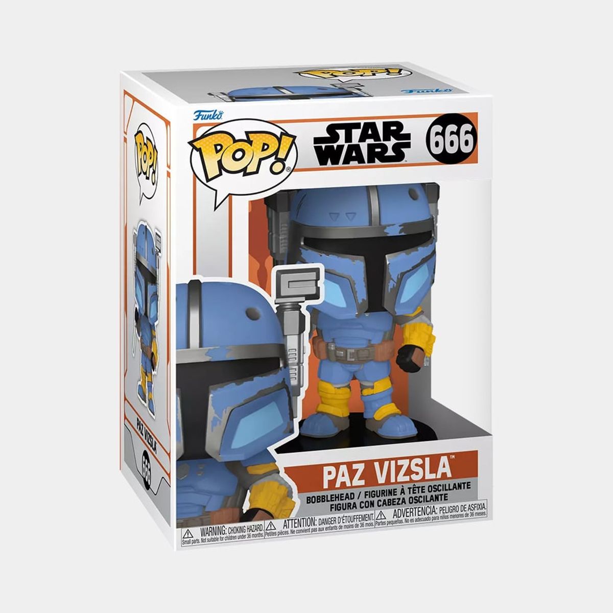 FUNKO - FUNKO POP STAR WARS THE MANDALORIAN - PAZ VIZSLA