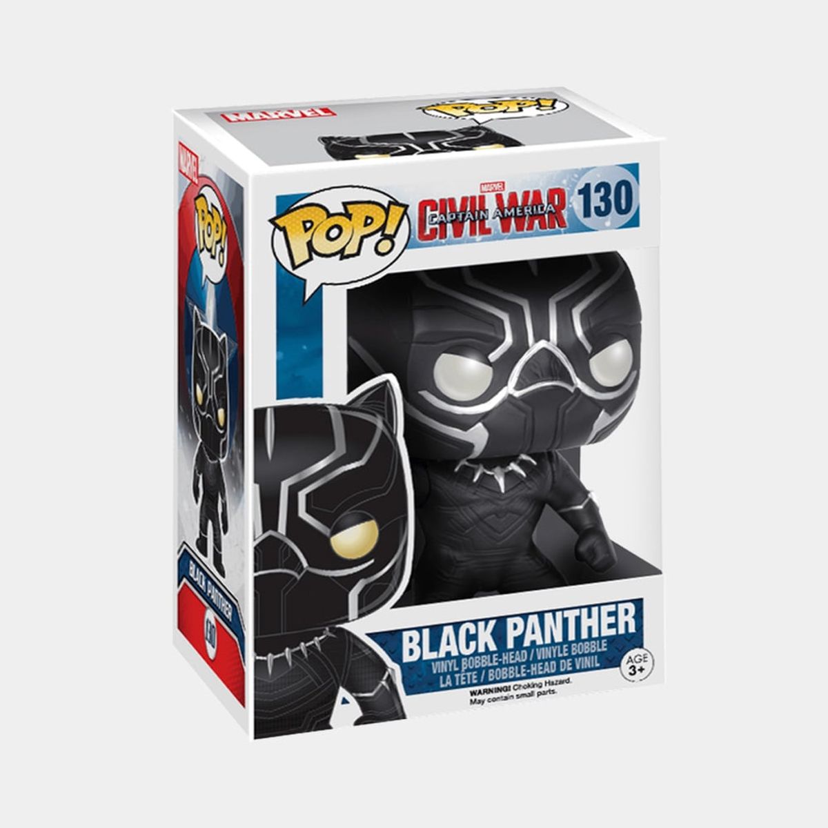FUNKO - FUNKO POP MARVEL CIVIL WAR CAPTAIN AMERICA - BLACK PANTHER