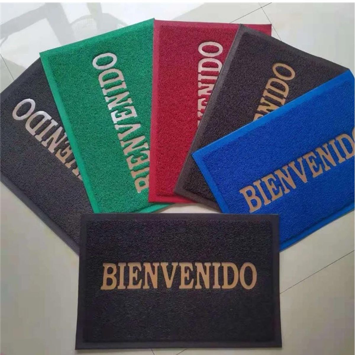 GENERICO - Felpudo Rectangular Bienvenido 60x40cm