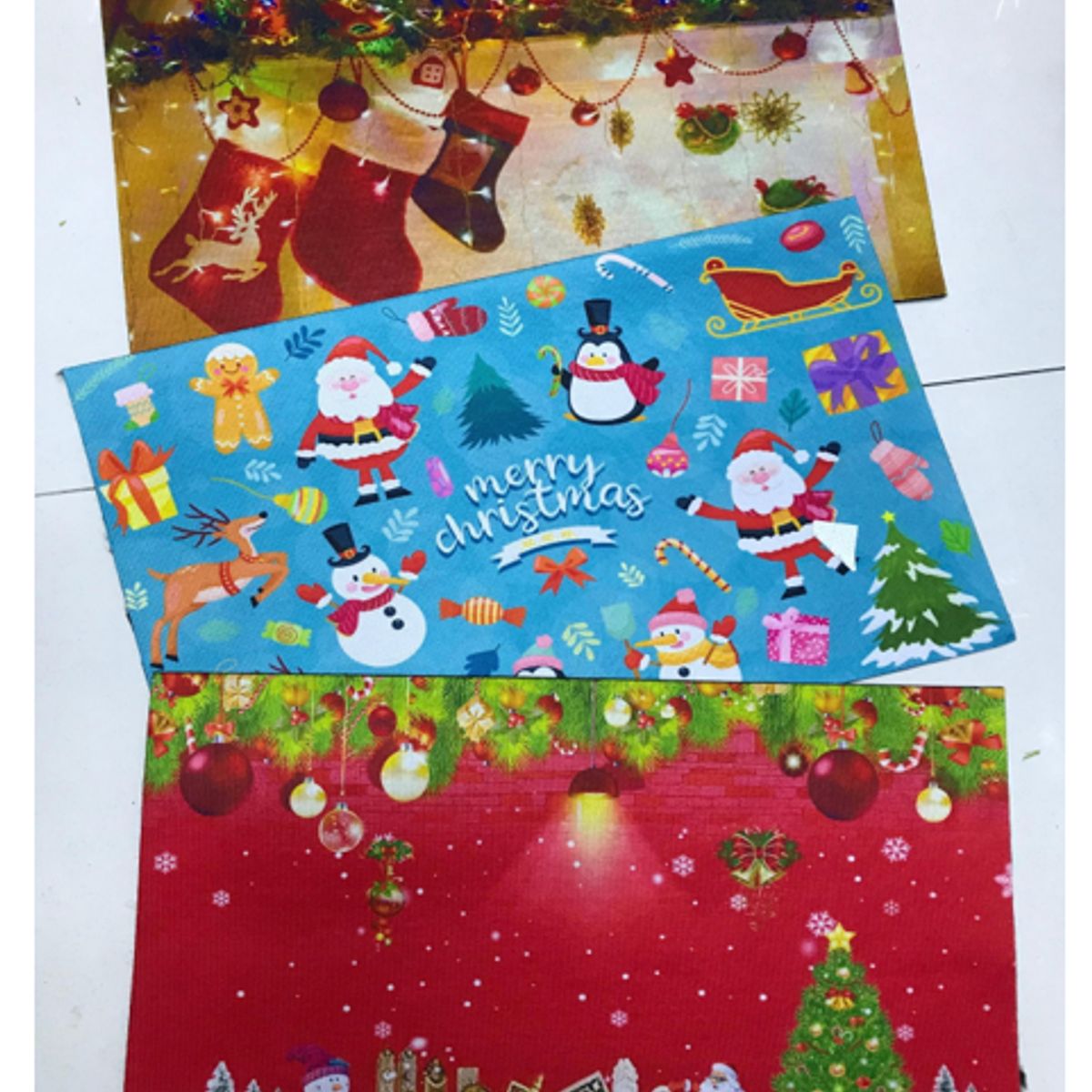 GENERICO - LIMPIAPIES NAVIDEÑO - ALFOMBRA RECTANGULLAR