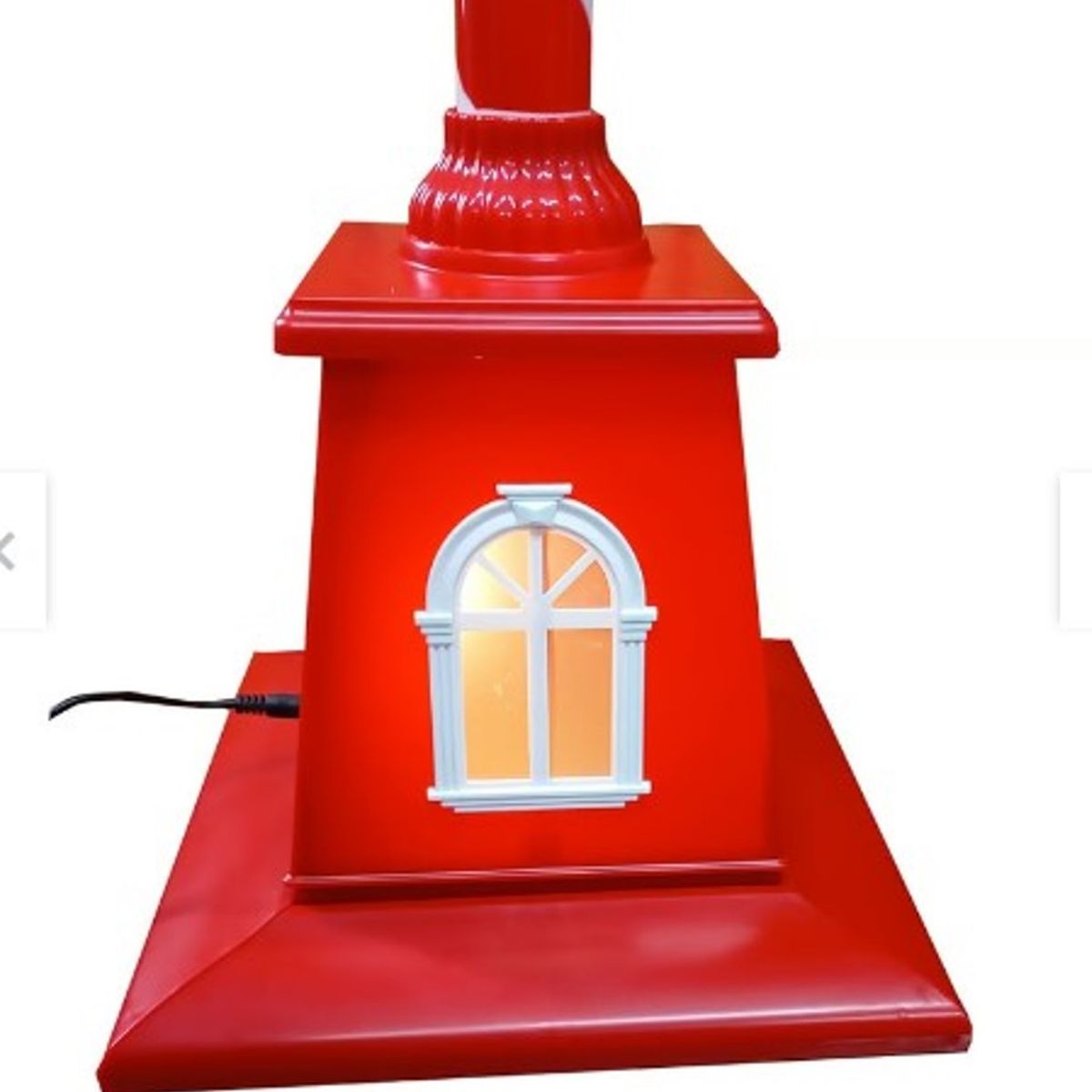 GENERICO - Farol Navideño MUSICAL CON EFECTO NIEVE 165CM