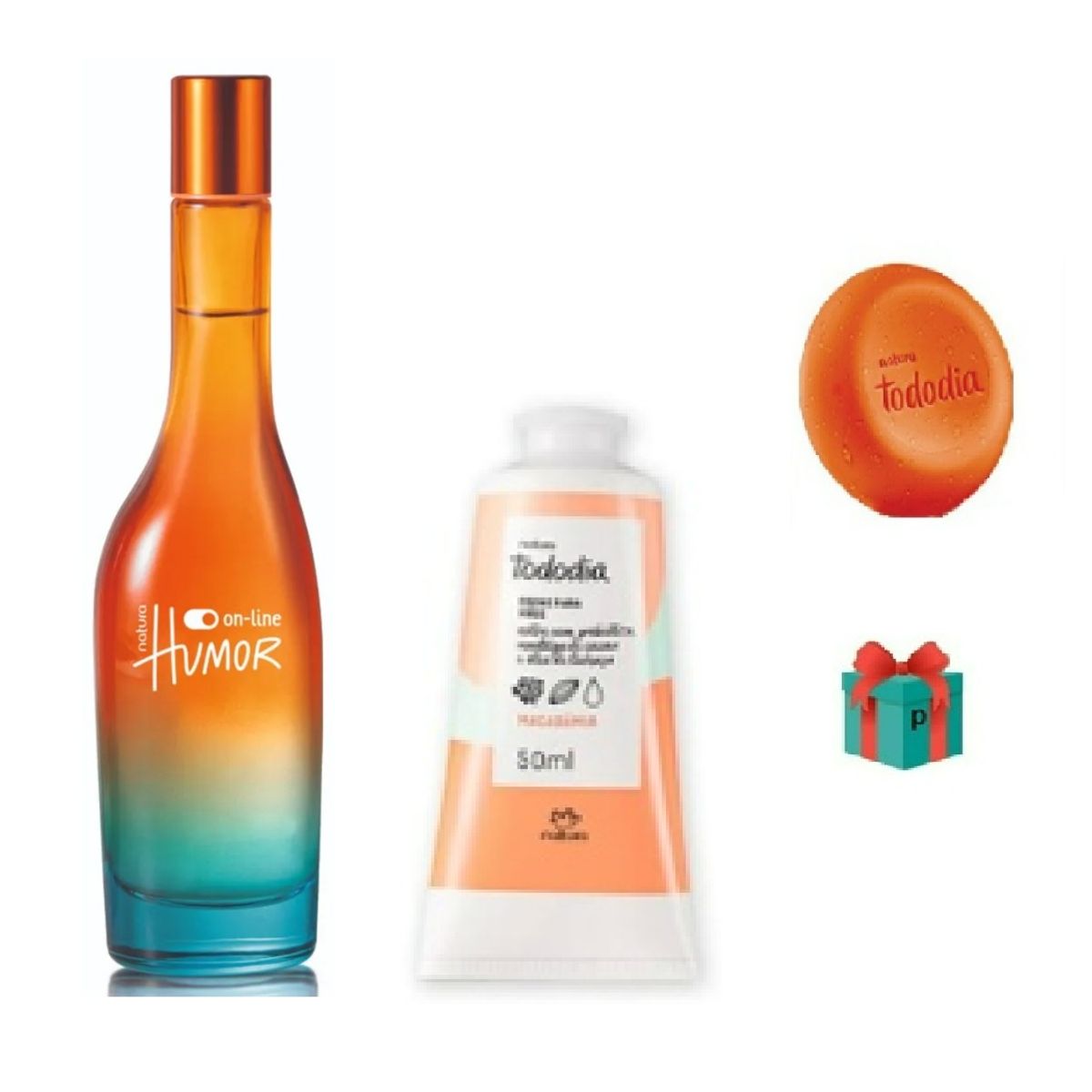 NATURA - Humor on line femenina 75 ml Natura + crema para manos + jabon + regalito