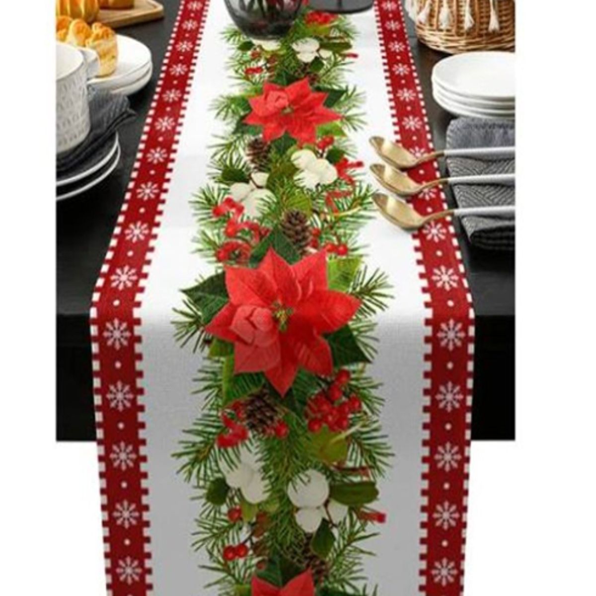 GENERICO - CAMINO DE MESA NAVIDEÑO modelo al azar