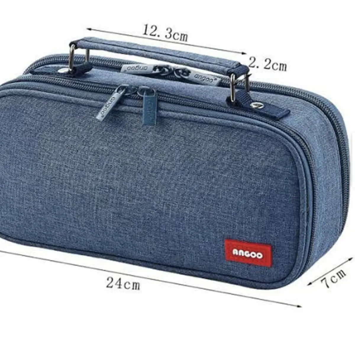 GENERICO - CARTUCHERA MULTIFUNCIONAL ORGANIZADOR MAQUILLAJE PLOMO