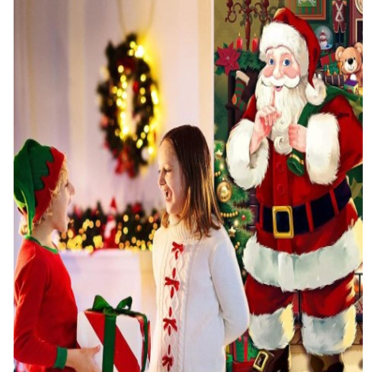 GENERICO - Funda Para Puerta tendencia navidad