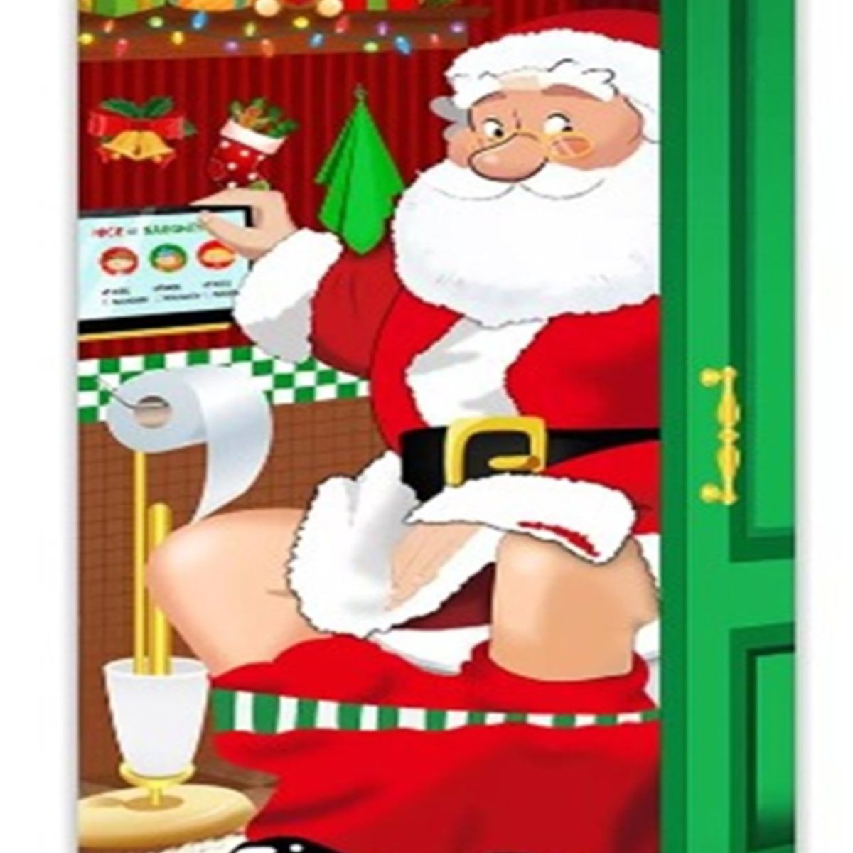 GENERICO - Funda Para Puerta tendencia navidad