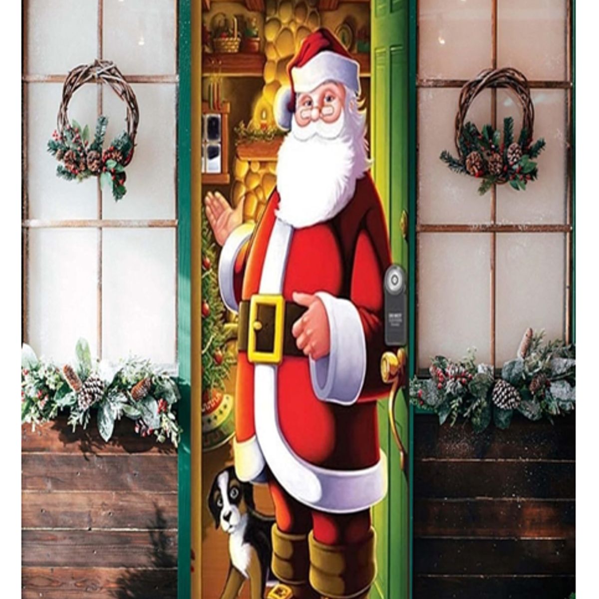 GENERICO - Funda Para Puerta tendencia navidad