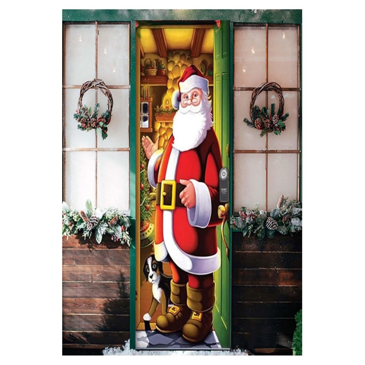 GENERICO - Funda Para Puerta tendencia navidad