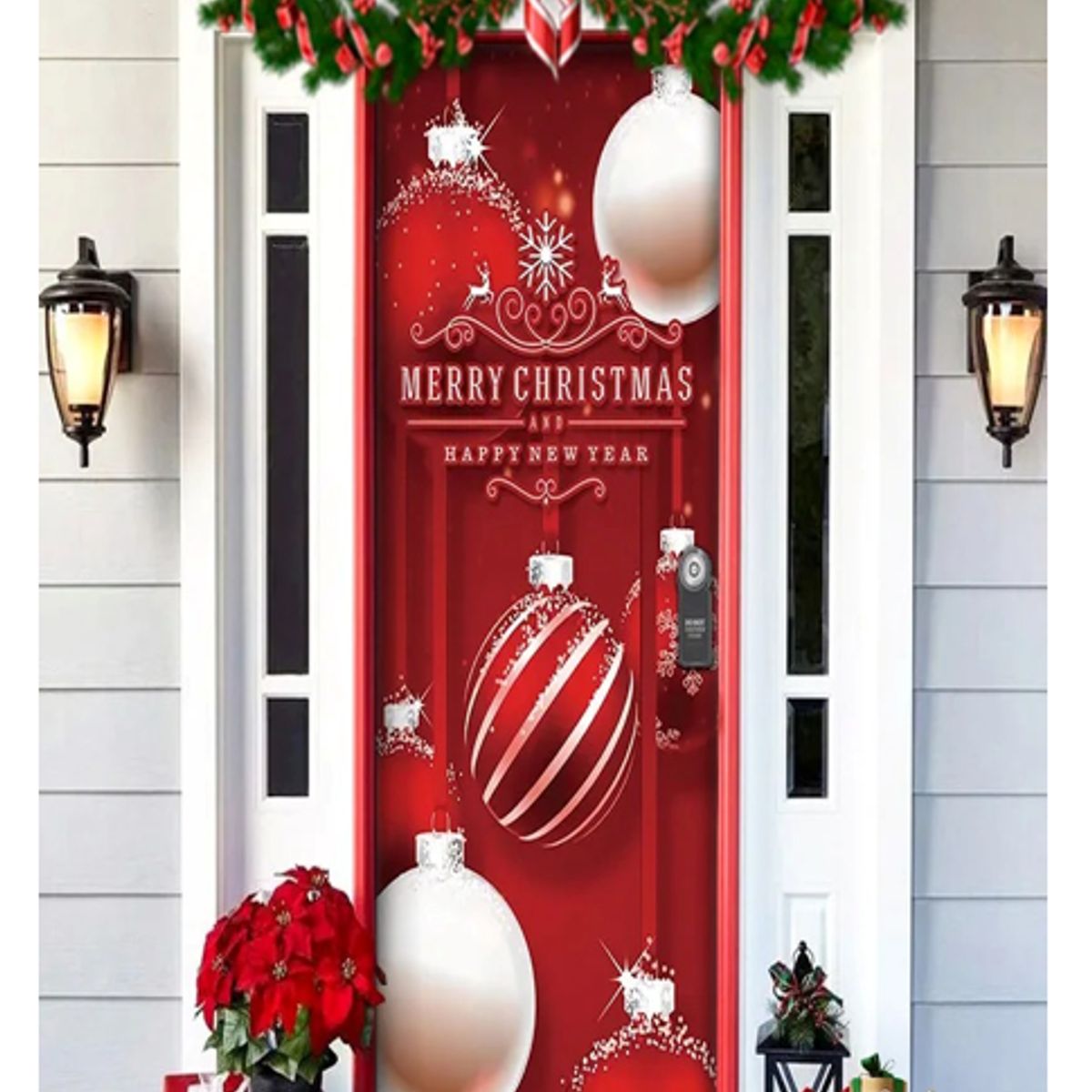 GENERICO - Funda Para Puerta tendencia navidad