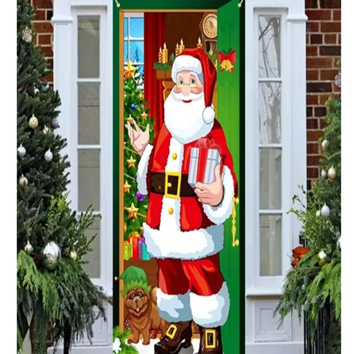 GENERICO - Funda Para Puerta tendencia navidad