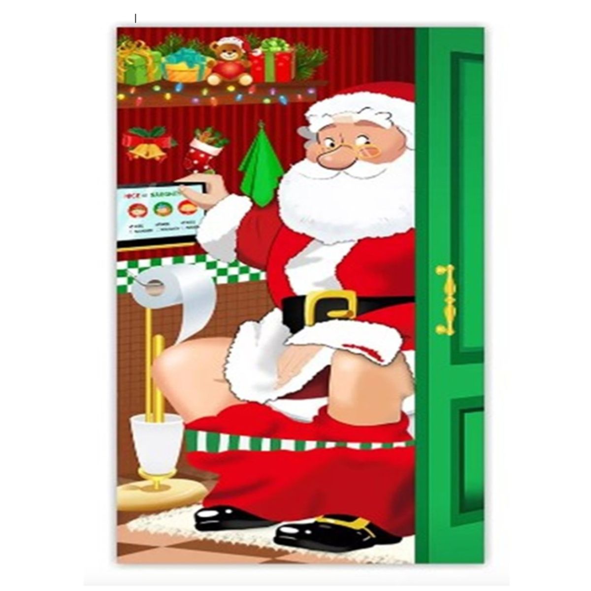 GENERICO - Funda Para Puerta tendencia navidad