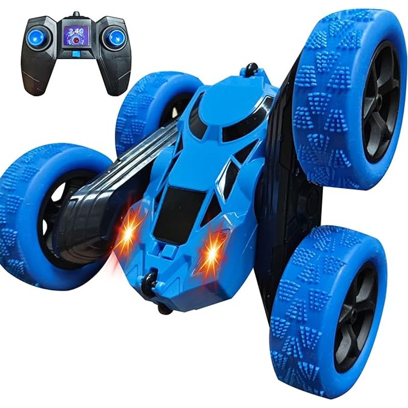 GENERICO - STUNT CAR DOUBLE SIDE ROLL CARRO GIRO 360º 4X4