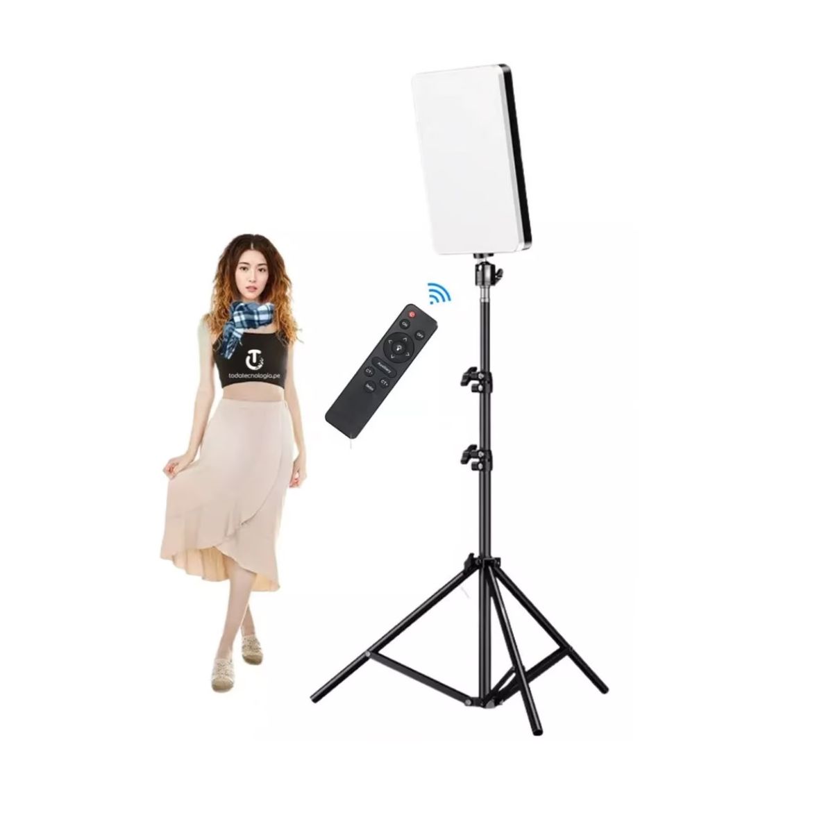 OEM - Panel Luz Led de Iluminiacion para Videos y fotografia con Tripode