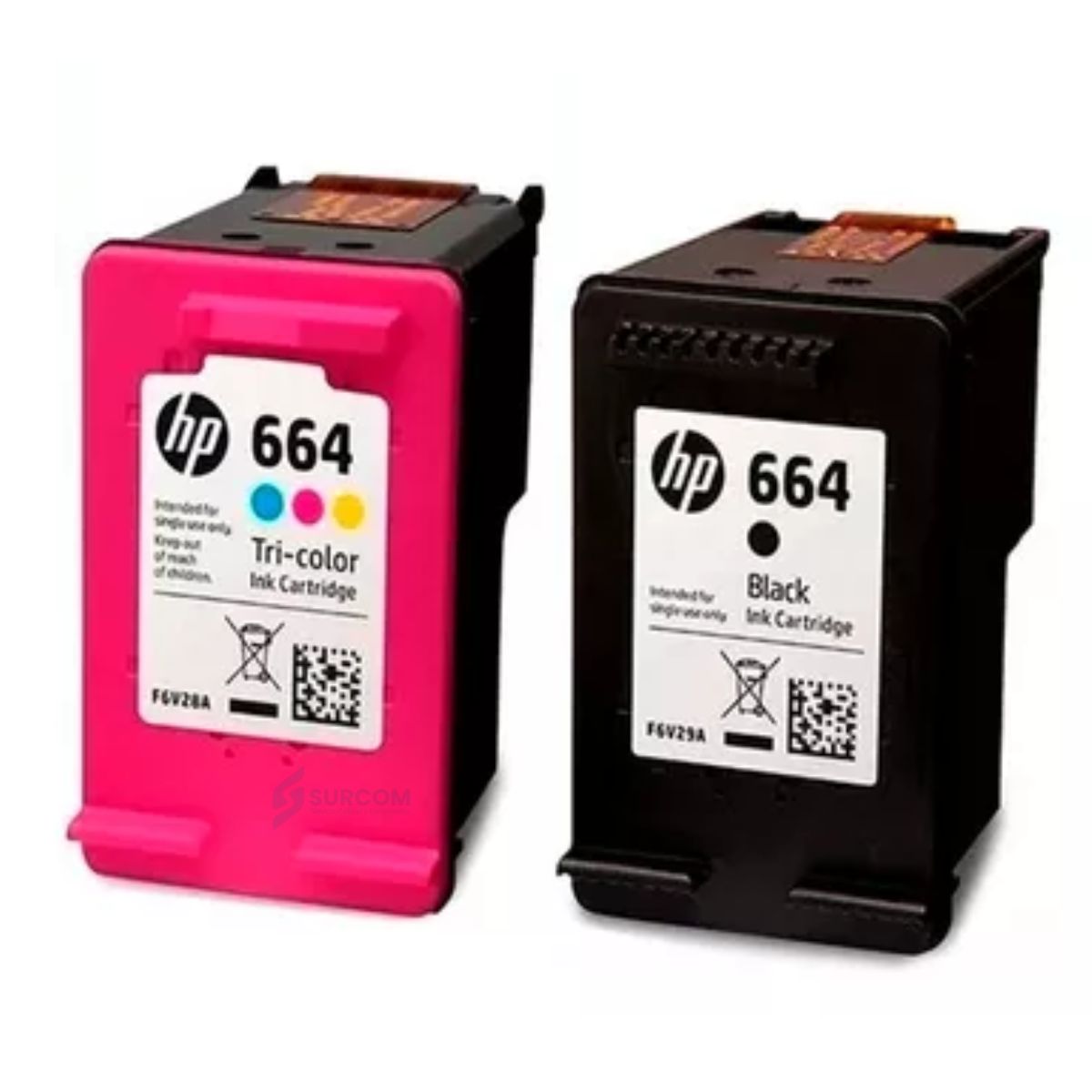 HP - Kit Tinta HP 664 Negro Tricolor Pack