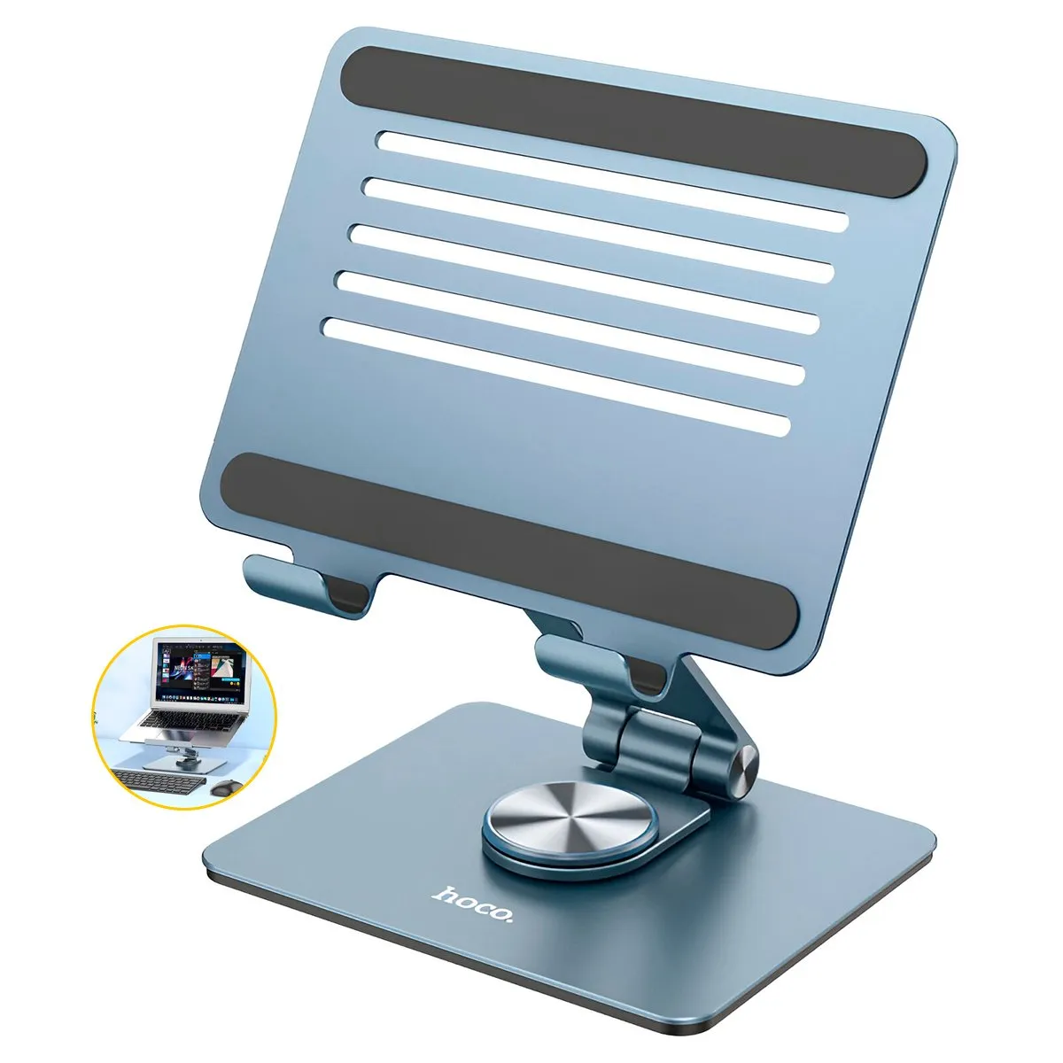 HOCO - Soporte Para Laptop De Aluminio 360° Premium Hoco PH52 Plus