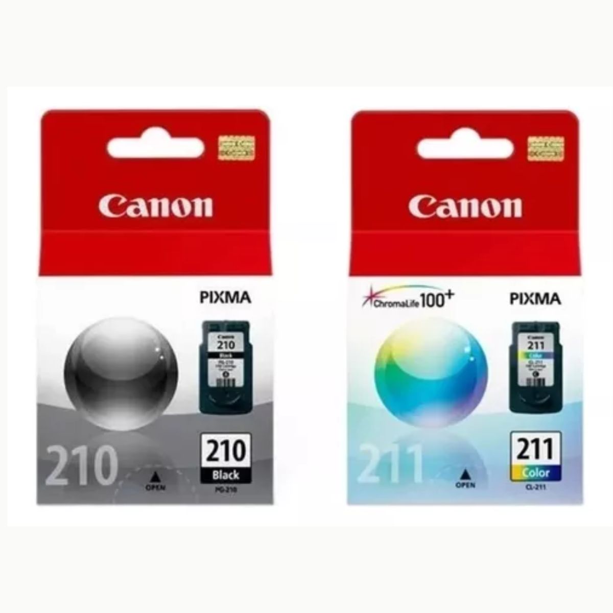 CANON - Kit Tinta Canon 210 211 Negro Tricolor