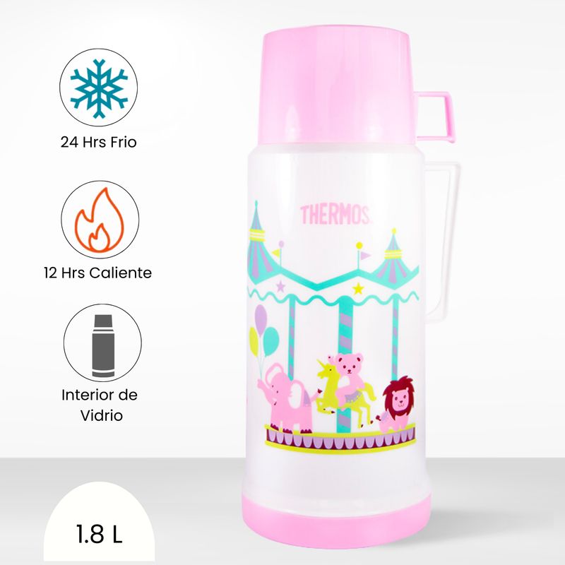 THERMOS - Termo de Bebida para Hogar Vogue Niños 1.8l Rosado
