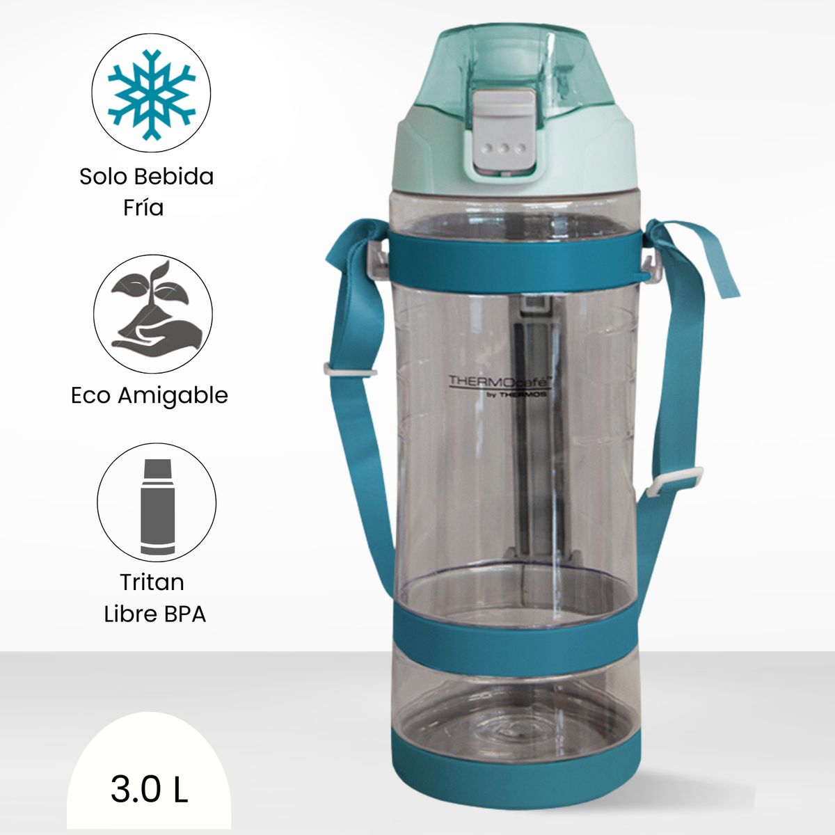 THERMOS - Tomatodo Deportivo Camp 3l Celeste