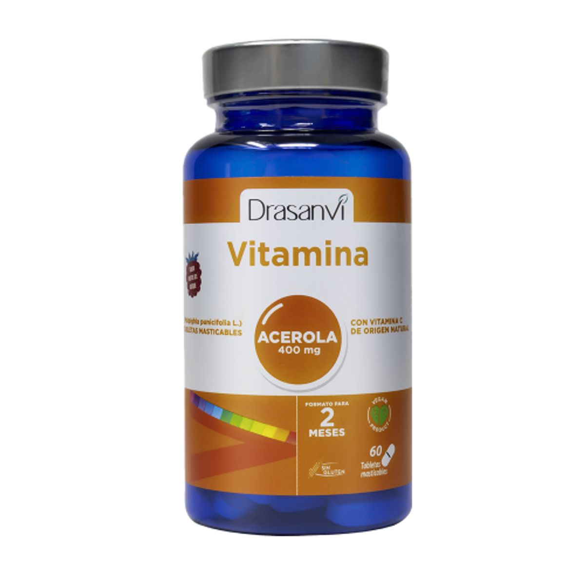 DRASANVI - Acerola (Vit C) 60 tabletas masticables